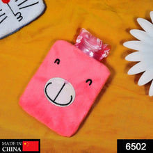 6502 Pink small Hot Water Bag with Cover for Pain Relief, Neck, Shoulder Pain and Hand, Feet Warmer, Menstrual Cramps. 