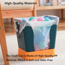 Expandable Trash Can (1 Pc): Plastic, Large Capacity, Kitchen & Bathroom