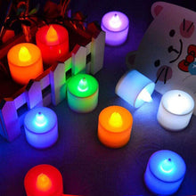 Multicolor LED Tealights Candles (24 Pack): Festive Decorations