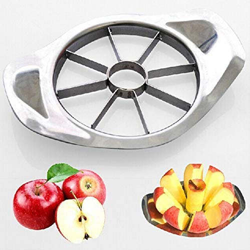 2140 Stainless Steel Apple Cutter/Slicer with 8 Blades and Handle 