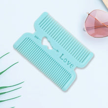 Double Hair Comb And Mirror Set For Women And Girls Casual And Travelling Use Folding Pocket Hairbrush, Mini Hair Comb Compact Travel Size, Hair Massage Comb, For Men Women And Girls