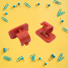 Drill-In Curtain Rod Brackets (2 Pc): Adjustable Hooks, Screws Included (Mix Color), Bathroom, Kitchen