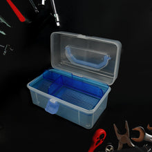 Plastic Art Storage Box Painting Supplies Multipurpose Case Meidum Size with Handle for Artists Students Medine Tools Cosmetics Fishing Supplies, for Artists Students