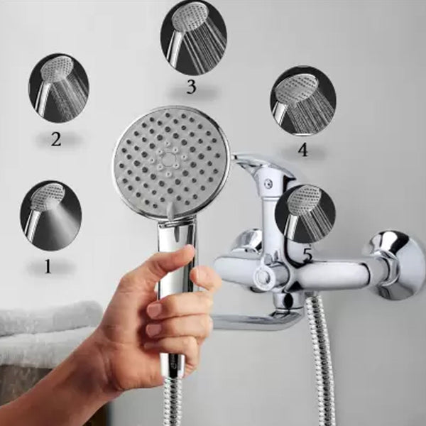 9047 Shower Head Multi-Function Plastic High Pressure Shower Spray for Bathroom 