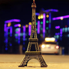 4733 Antique Finish 3D Metal Paris Eiffel Tower Metal Craft Famous Landmark Building Metal Statue, Cabinet, Office, Gifts Decorative Showpiece. 