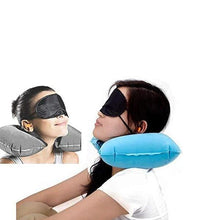 505 -3-in-1 Air Travel Kit with Pillow, Ear Buds & Eye Mask Smart Gadget Live WITH BZ LOGO