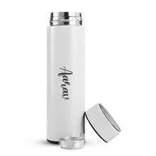 Customized/Personalized Stainless Steel Smart Water Bottle with Smart LCD Temperature Touch | Gifting Custom Name Water Bottle | Gifts for Boyfriend/Girlfriend/Employee | 500ML