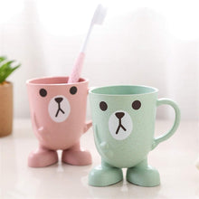 Children's Toothbrush Holder & Brushing Cup with Handle for Mouthwash & Milk