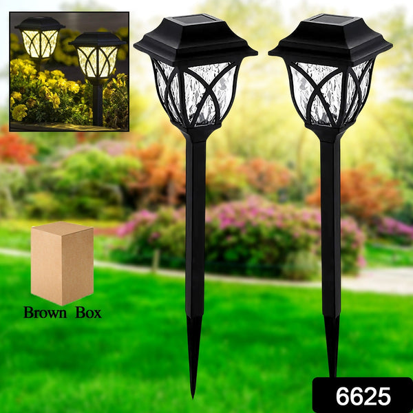 Solar Garden Lights LED Outdoor Stake Spotlight Fixture for Garden Light (Pack of 2pc )