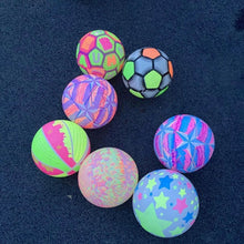 8056 Bouncy Stress Reliever Fun Play Led Rubber Balls for Kids (1Pc Only) 