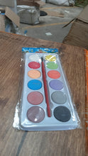 Painting Water Color Kit - 12 Shades and Paint Brush (13 Pcs)