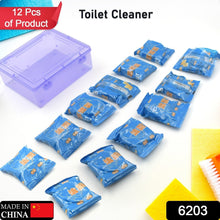 Blue Bubble Toilet Bowring Toilets, Toilet Cleaners Powerful Decontamination Durable Bathroom (12pc)