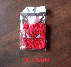 6508 Spiderman small Hot Water Bag with Cover for Pain Relief, Neck, Shoulder Pain and Hand, Feet Warmer, Menstrual Cramps. 